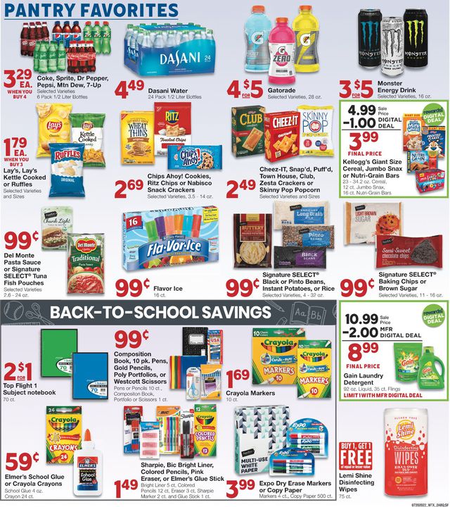 United Supermarkets Ad from 07/20/2022