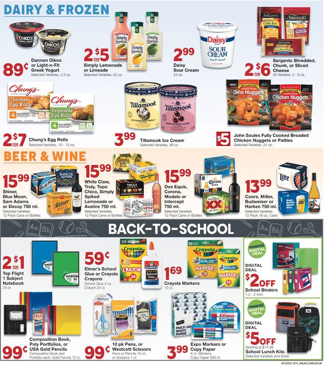 United Supermarkets Ad from 08/10/2022