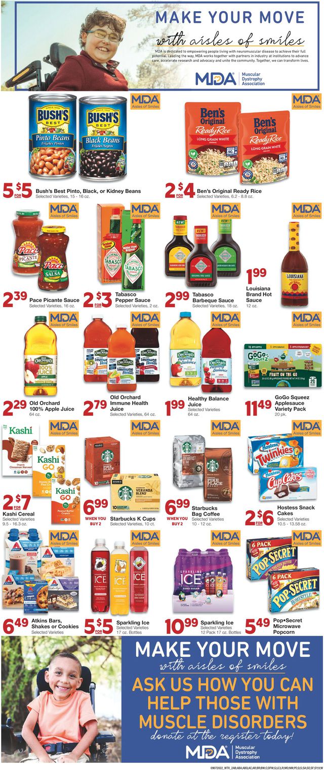 United Supermarkets Ad from 09/07/2022