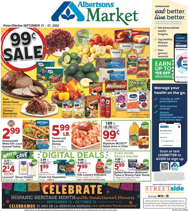 United Supermarkets Ad from 09/21/2022