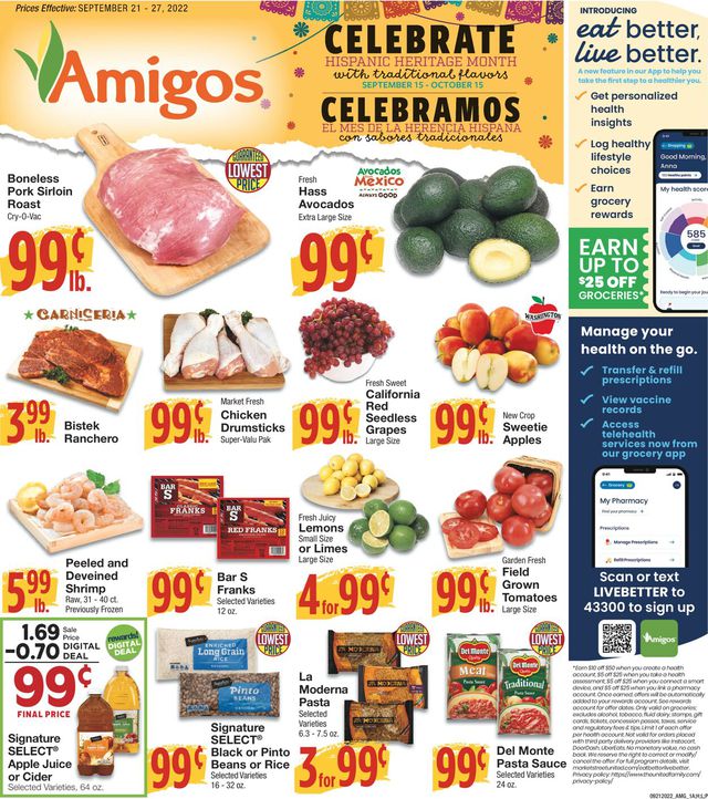 United Supermarkets Ad from 09/21/2022