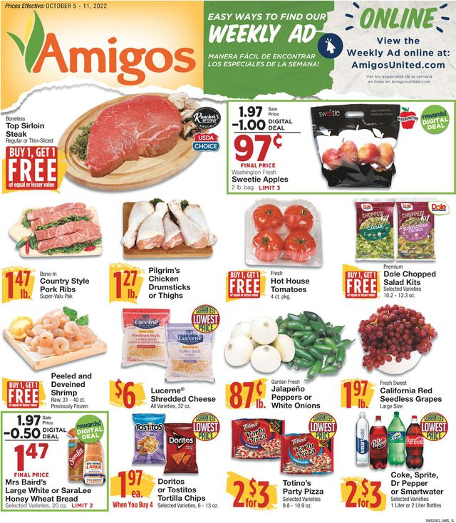 United Supermarkets Ad from 10/05/2022