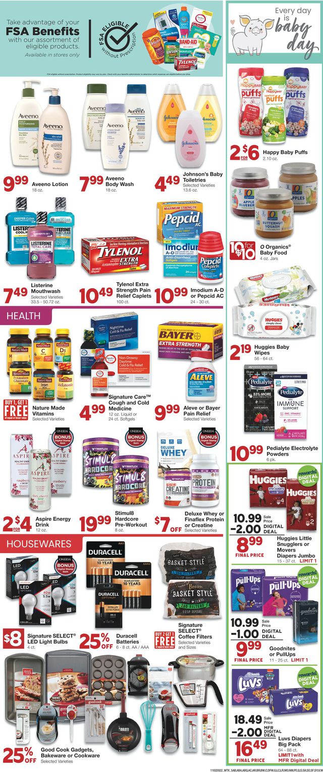 United Supermarkets Ad from 11/02/2022