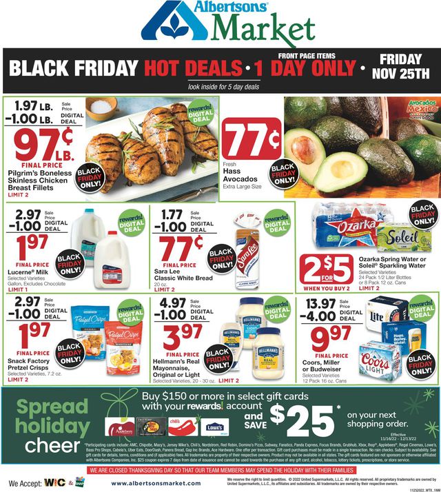 United Supermarkets Ad from 11/25/2022