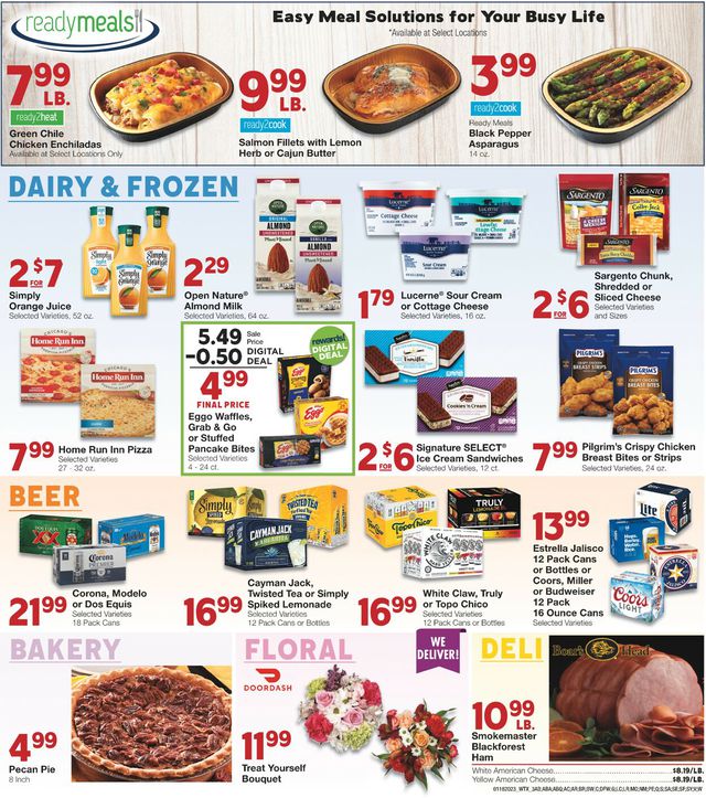 United Supermarkets Ad from 01/18/2023