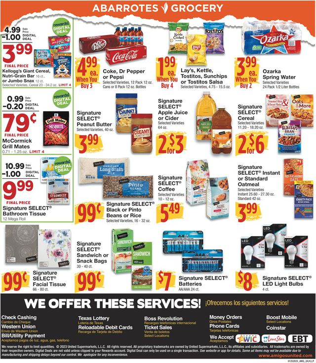 United Supermarkets Ad from 01/25/2023