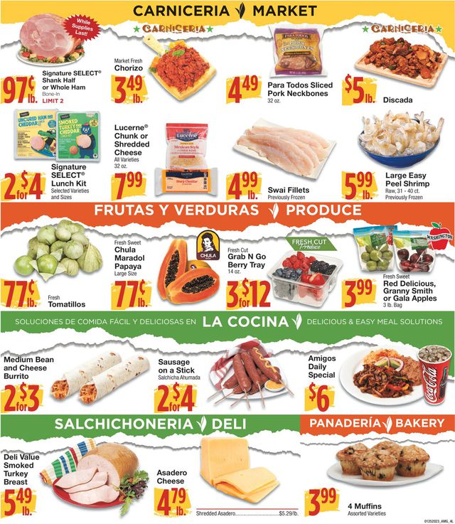 United Supermarkets Ad from 01/25/2023