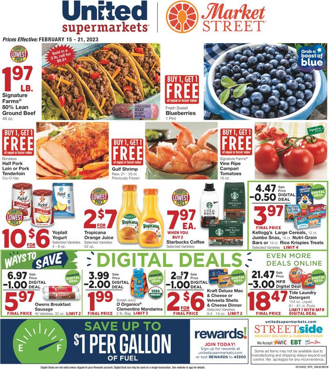 United Supermarkets Ad from 02/15/2023