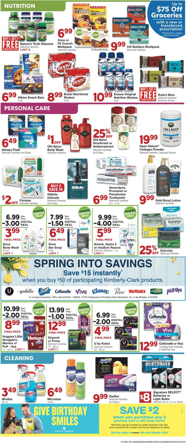 United Supermarkets Ad from 03/15/2023