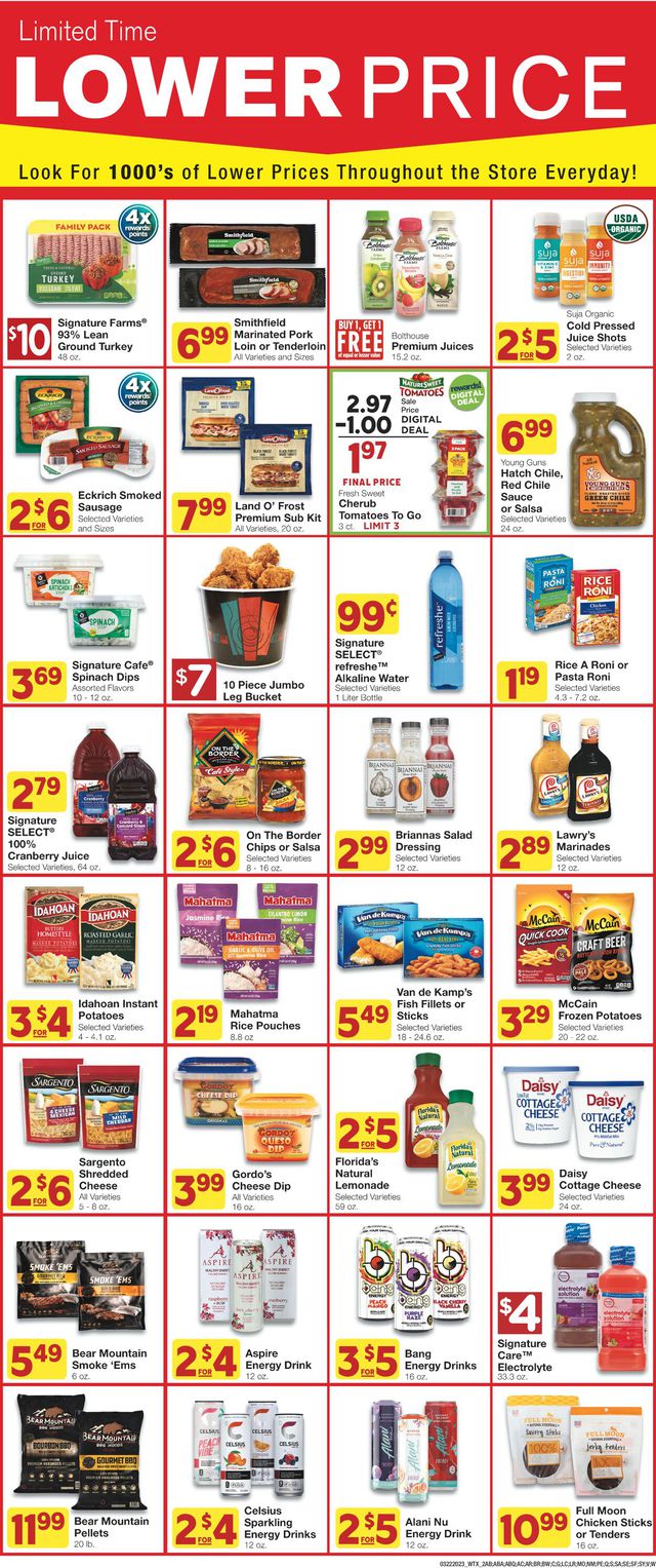 United Supermarkets Ad from 03/22/2023