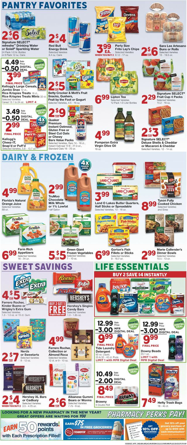 United Supermarkets Ad from 03/29/2023