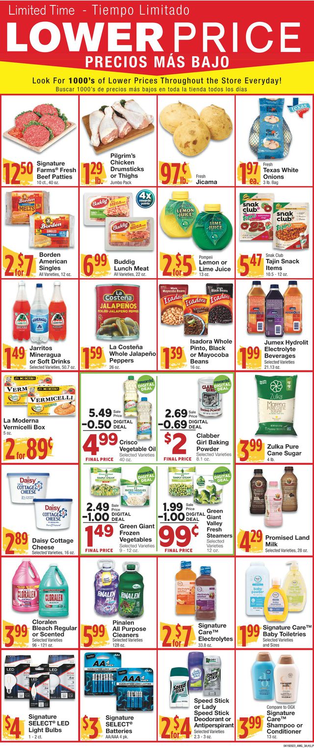 United Supermarkets Ad from 04/19/2023