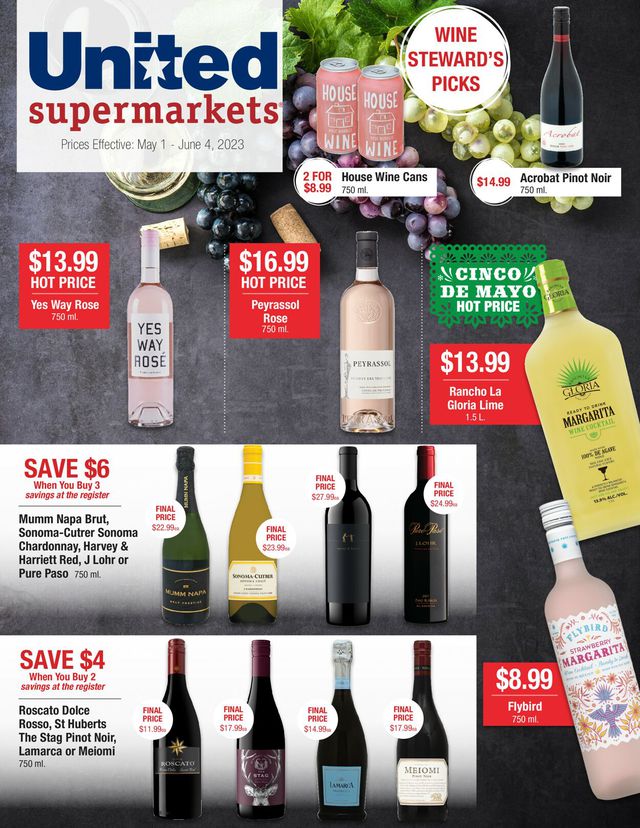 United Supermarkets Ad from 05/01/2023