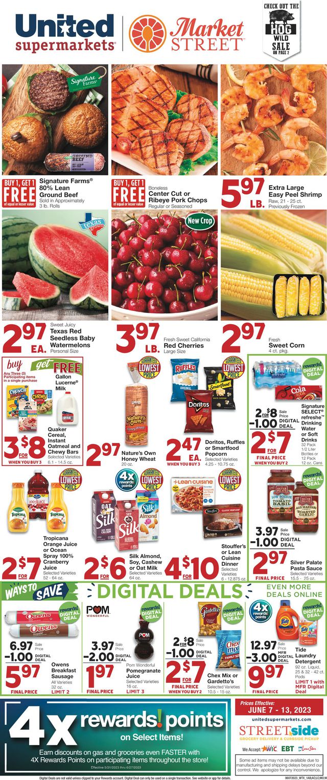 United Supermarkets Ad from 06/07/2023