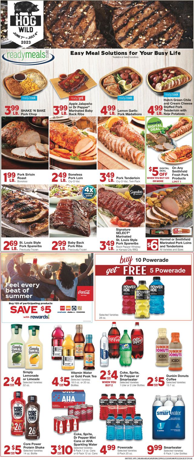 United Supermarkets Ad from 06/07/2023