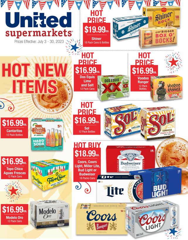 United Supermarkets Ad from 07/03/2023