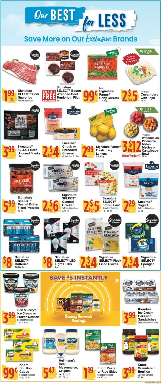 United Supermarkets Ad from 07/05/2023