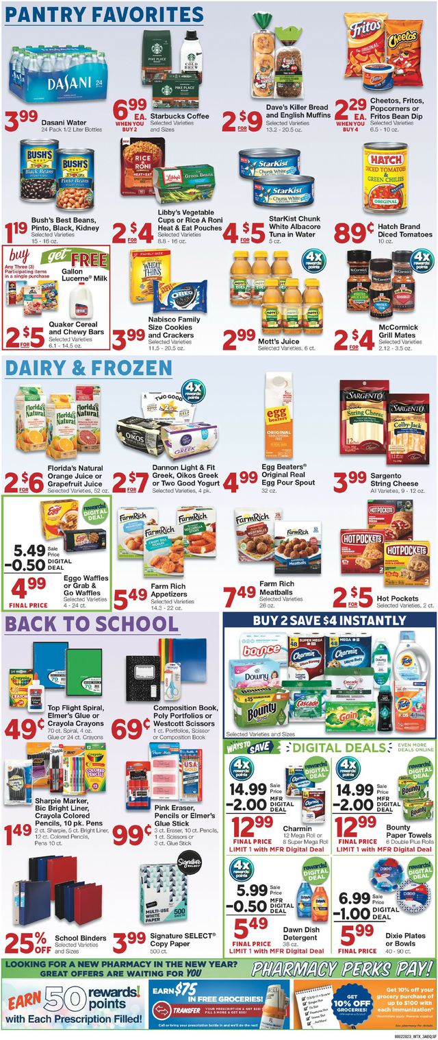 United Supermarkets Ad from 08/02/2023