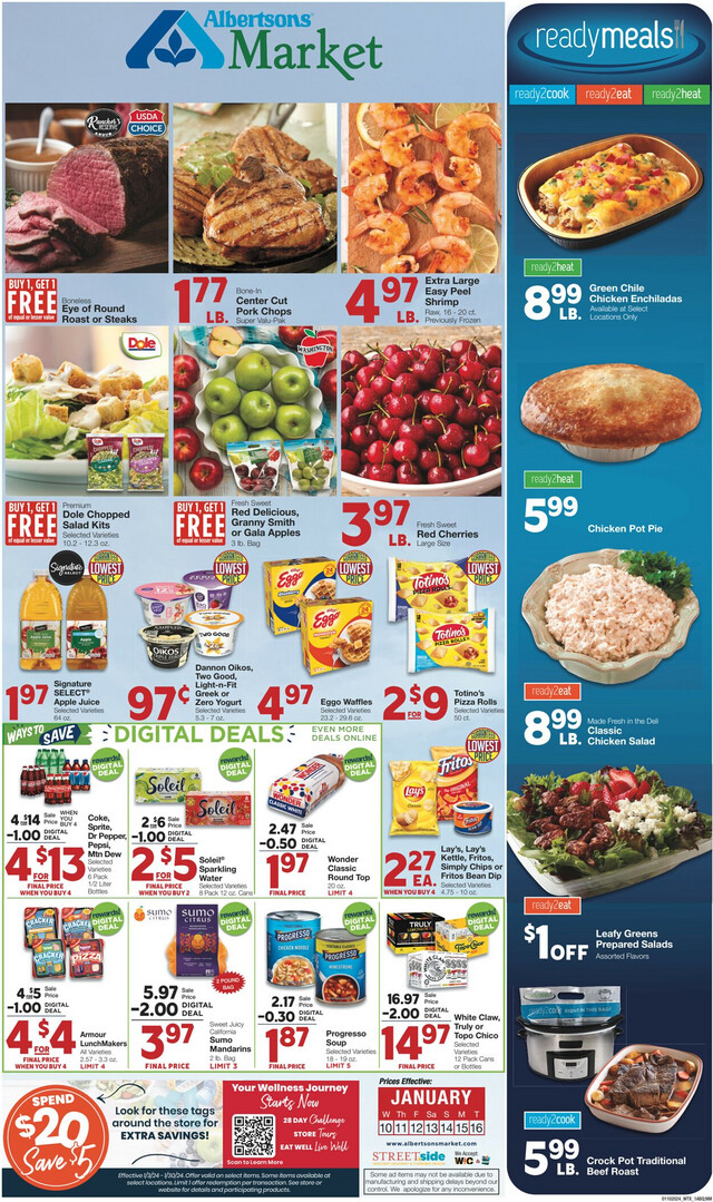 United Supermarkets Ad from 01/09/2024