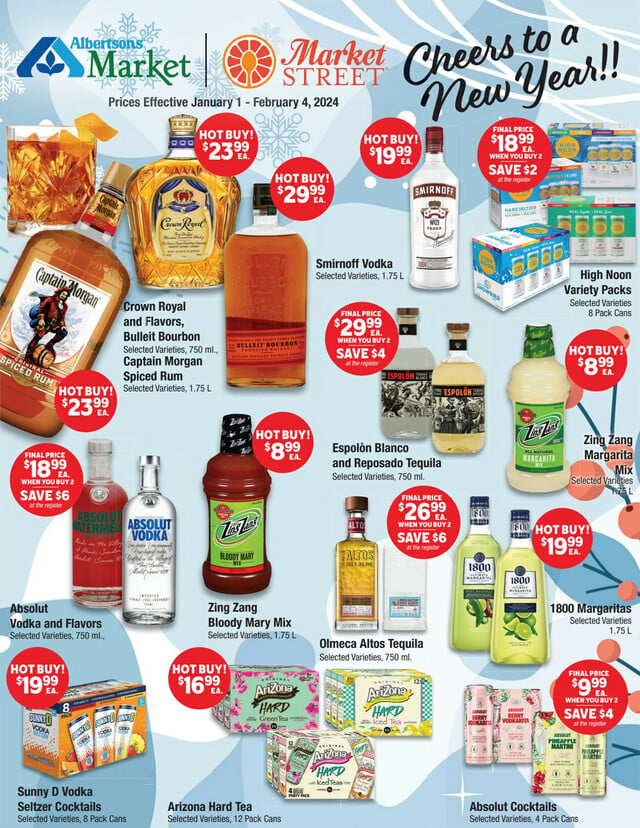 United Supermarkets Ad from 01/01/2024