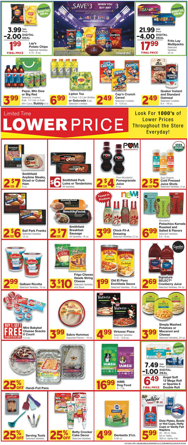 United Supermarkets Ad from 01/30/2024