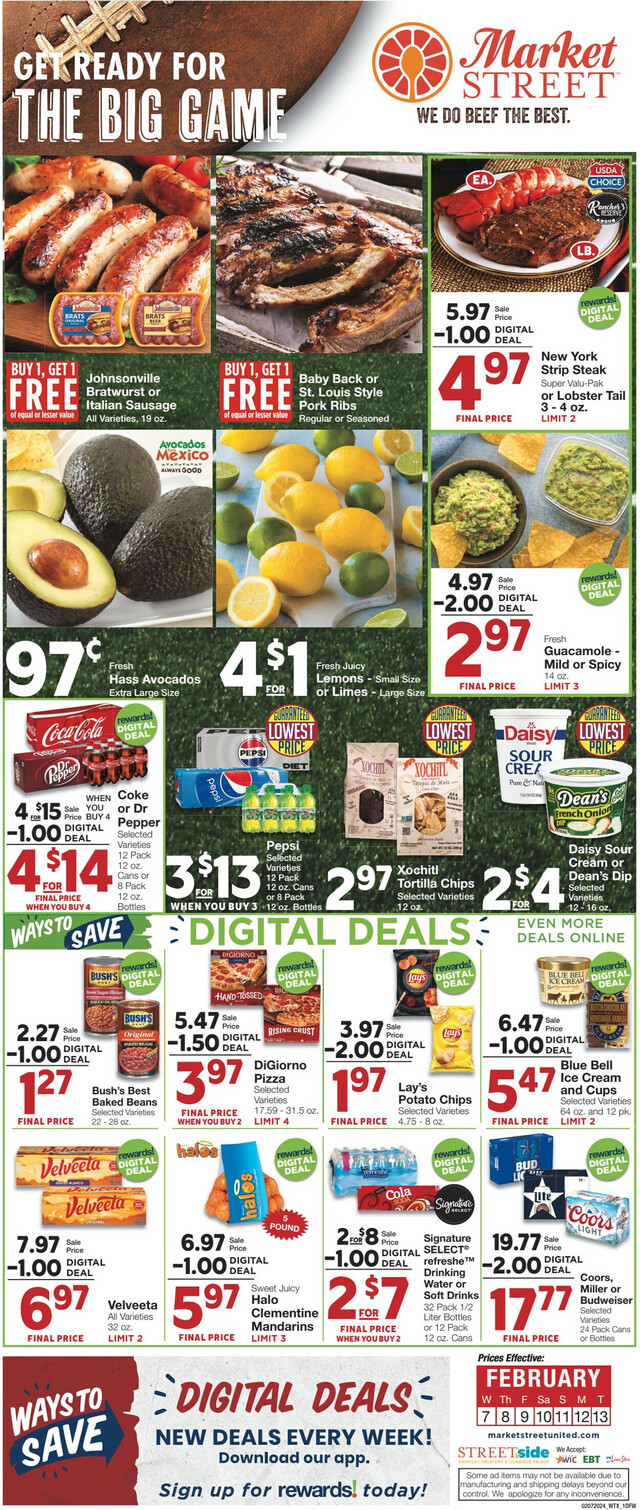 United Supermarkets Ad from 02/12/2024