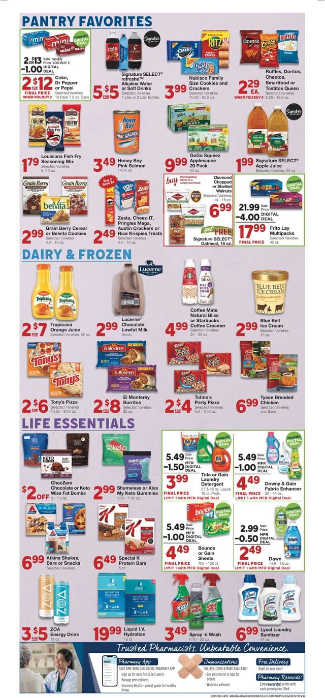 United Supermarkets Ad from 02/20/2024