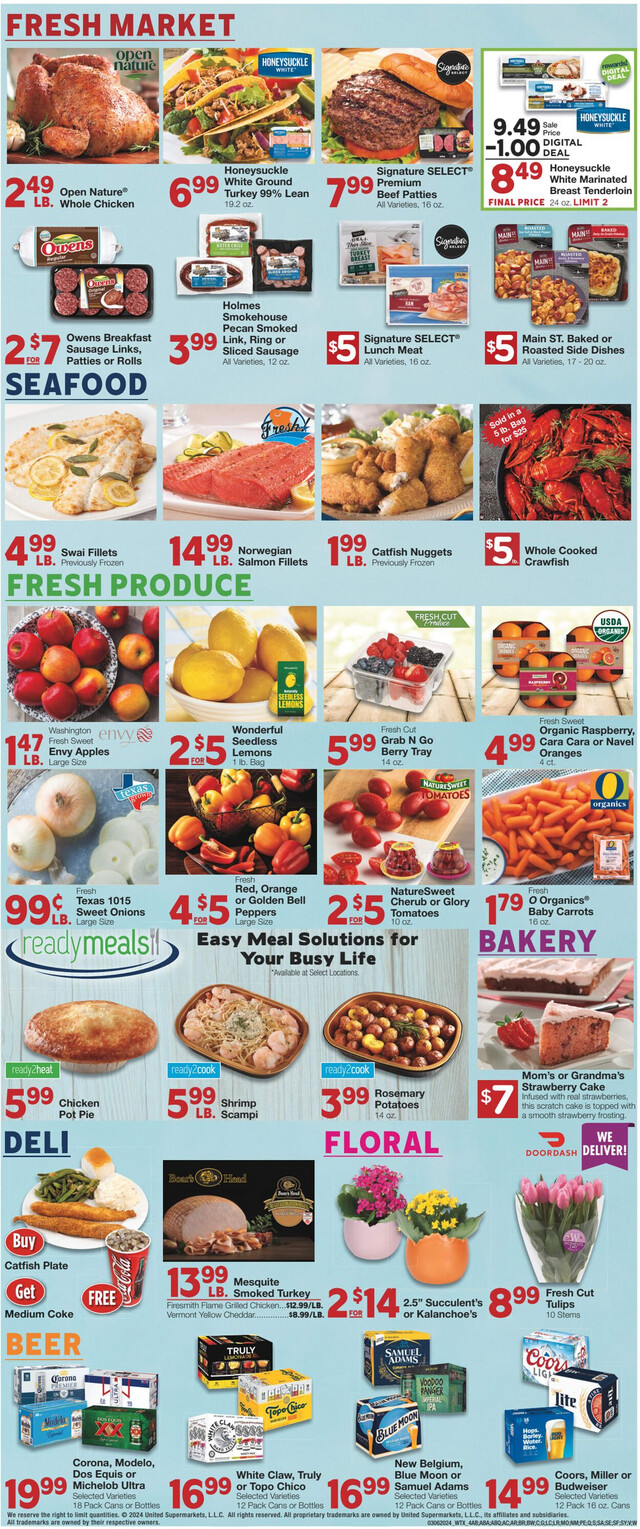 United Supermarkets Ad from 03/05/2024