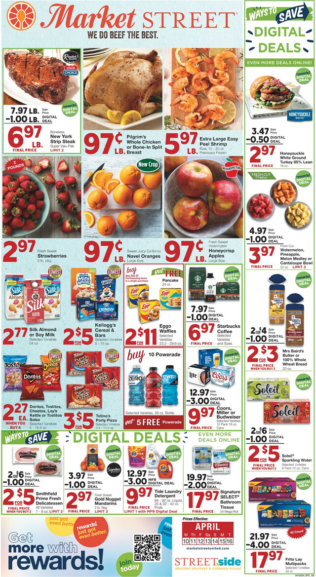 United Supermarkets Ad from 04/09/2024