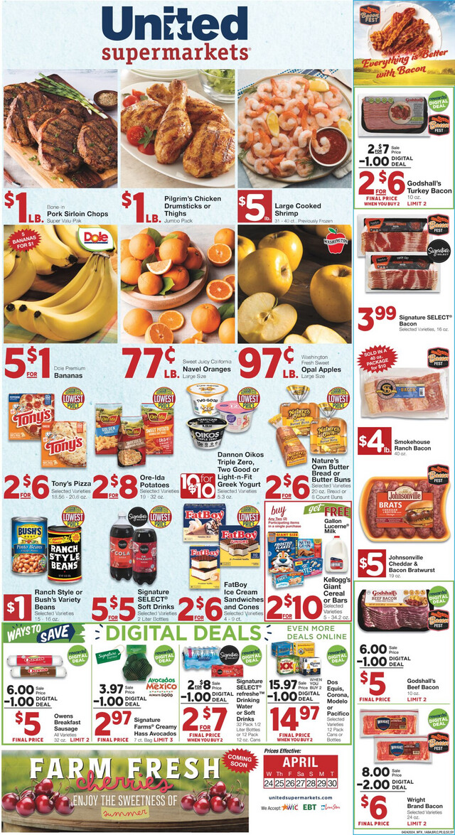 United Supermarkets Ad from 04/23/2024