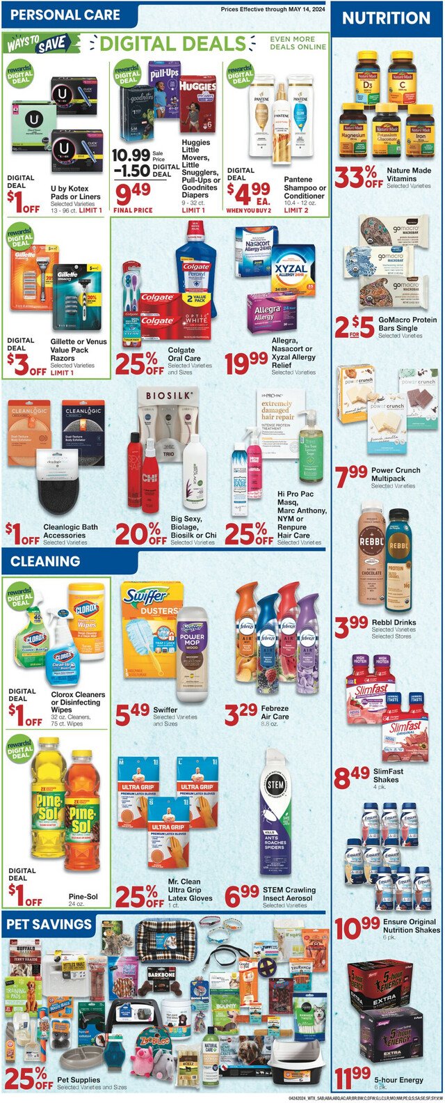United Supermarkets Ad from 05/07/2024