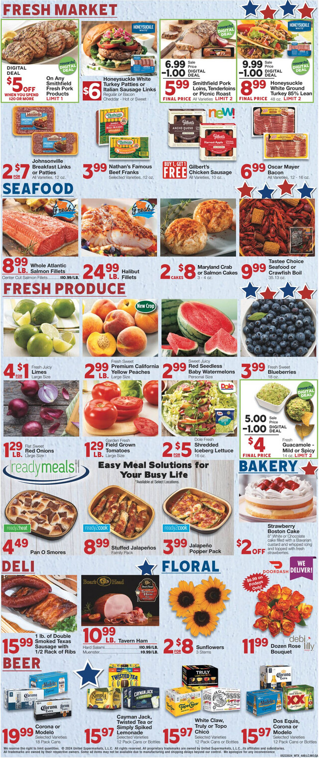 United Supermarkets Ad from 05/21/2024