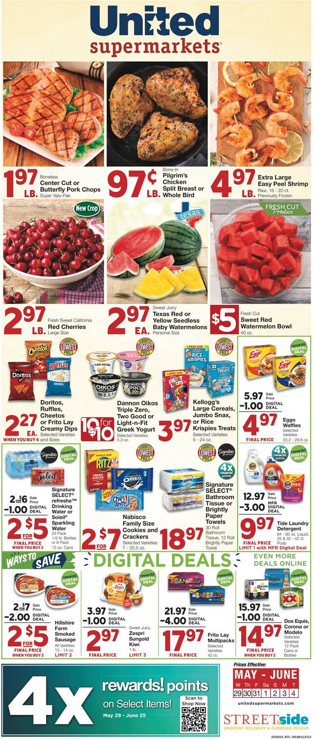 United Supermarkets Ad from 05/28/2024