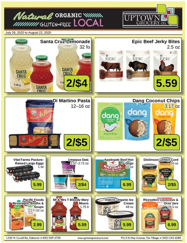 Uptown Grocery Co. Ad from 07/26/2020