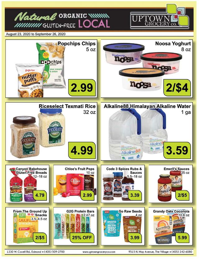 Uptown Grocery Co. Ad from 08/23/2020