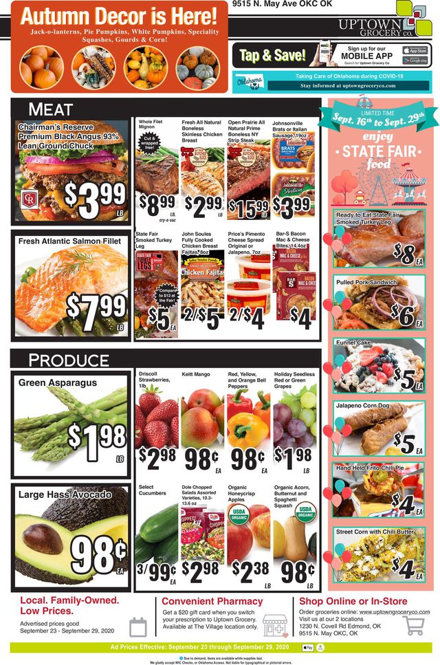 Uptown Grocery Co. Ad from 09/23/2020