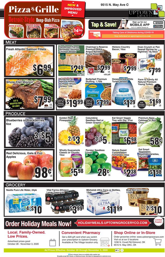 Uptown Grocery Co. Ad from 10/28/2020