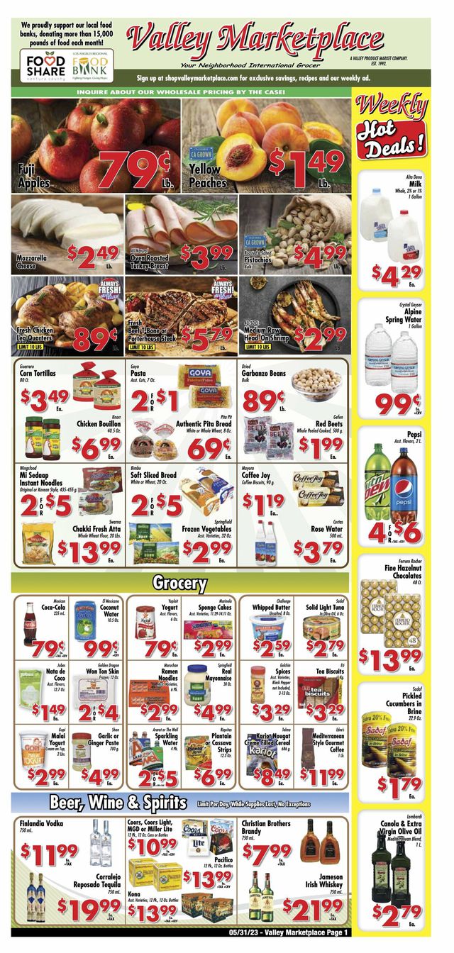 Valley Marketplace Ad from 05/31/2023