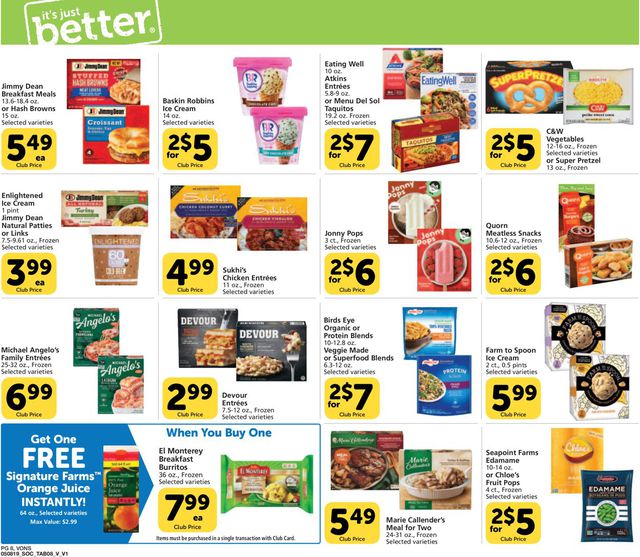 Vons Ad from 05/08/2019