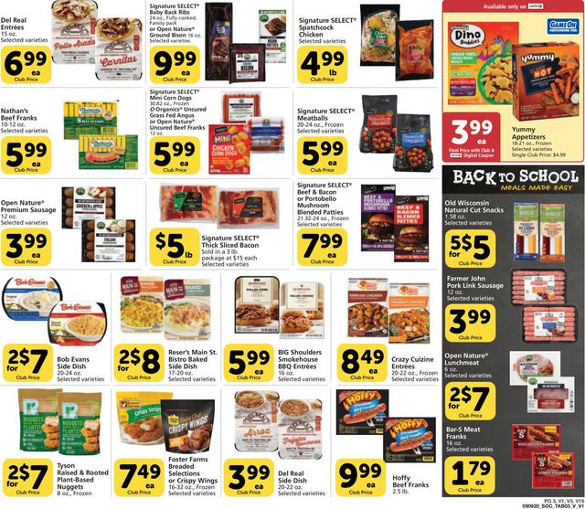 Vons Ad from 09/09/2020