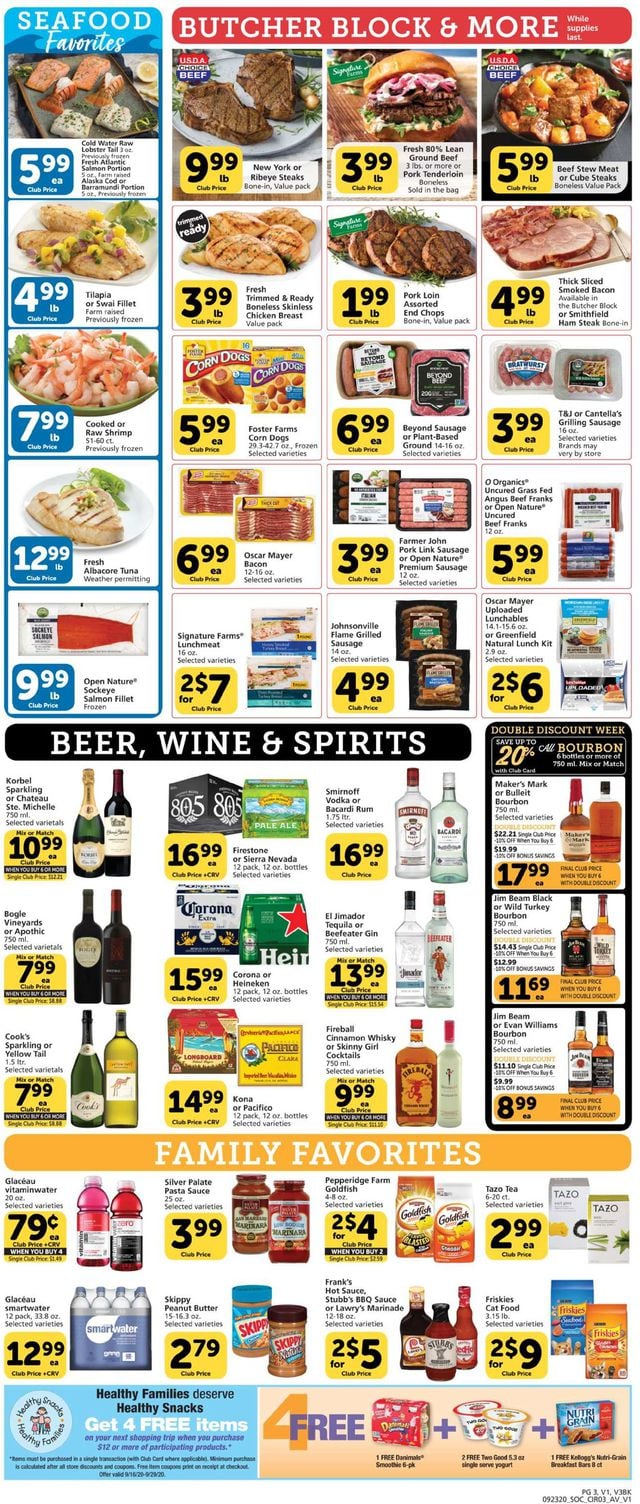Vons Ad from 09/23/2020