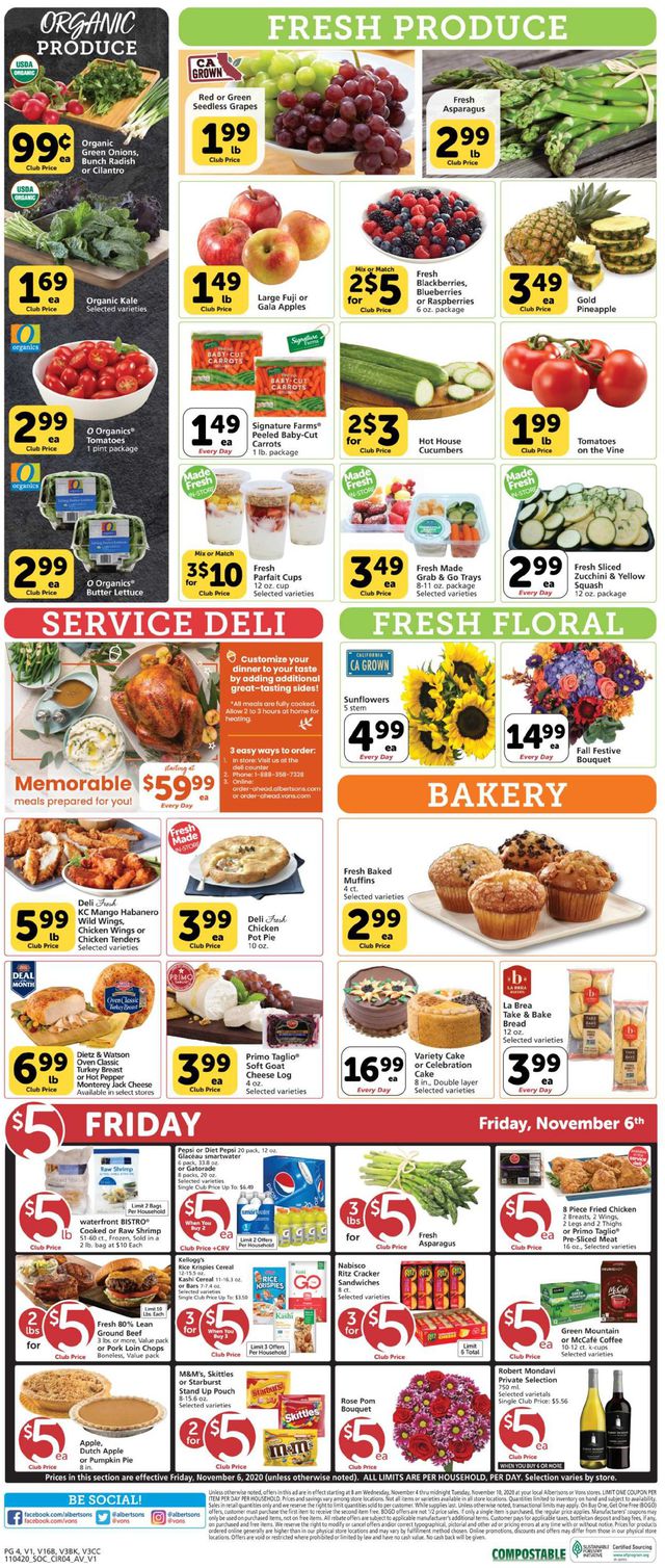 Vons Ad from 11/04/2020