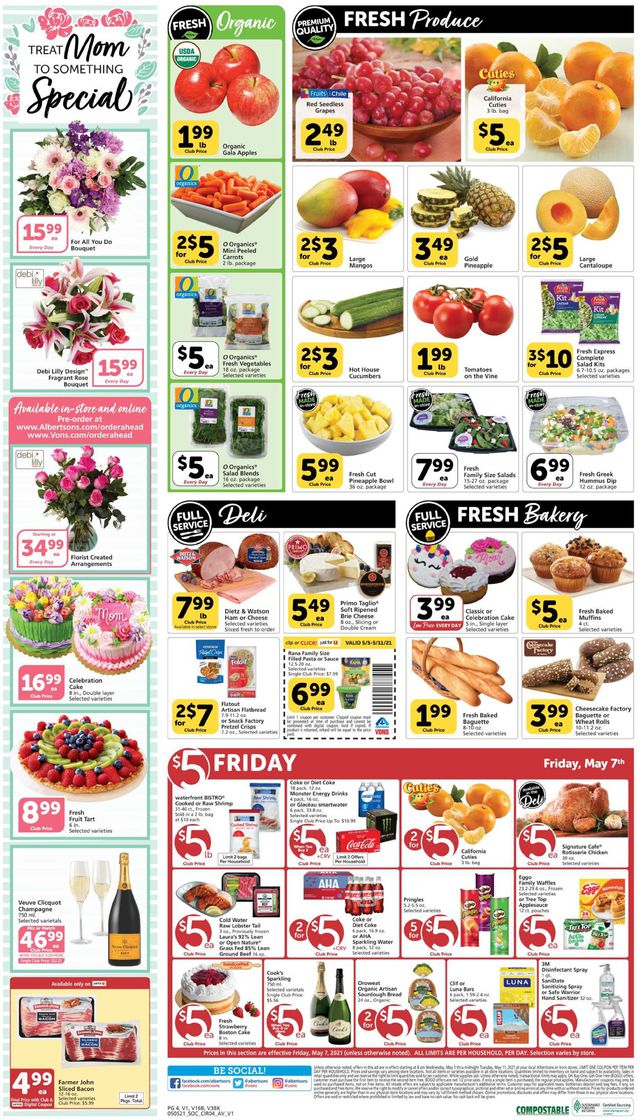 Vons Ad from 05/05/2021