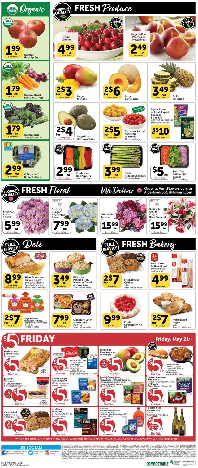 Vons Ad from 05/19/2021