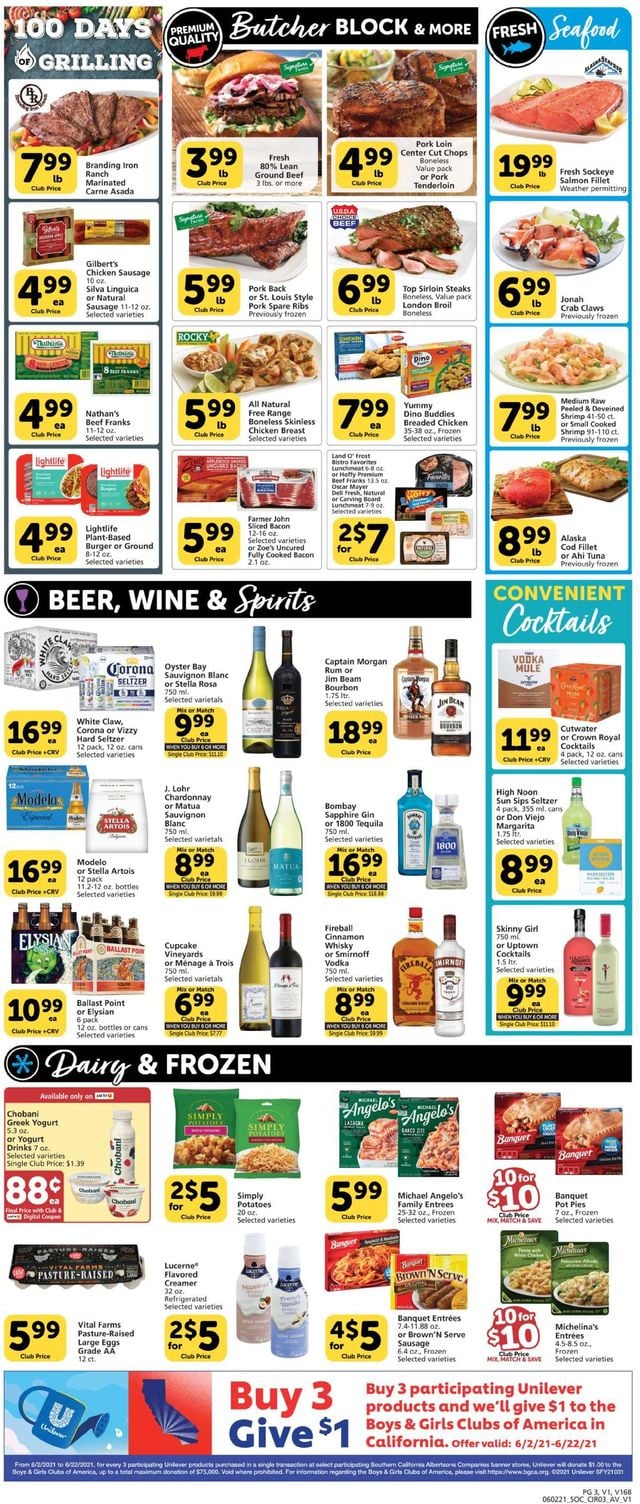 Vons Ad from 06/02/2021