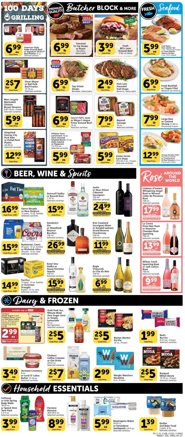 Vons Ad from 06/09/2021