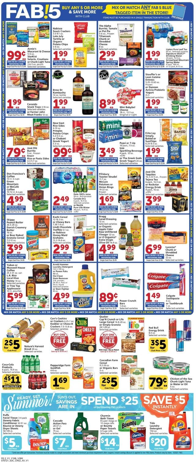 Vons Ad from 07/07/2021