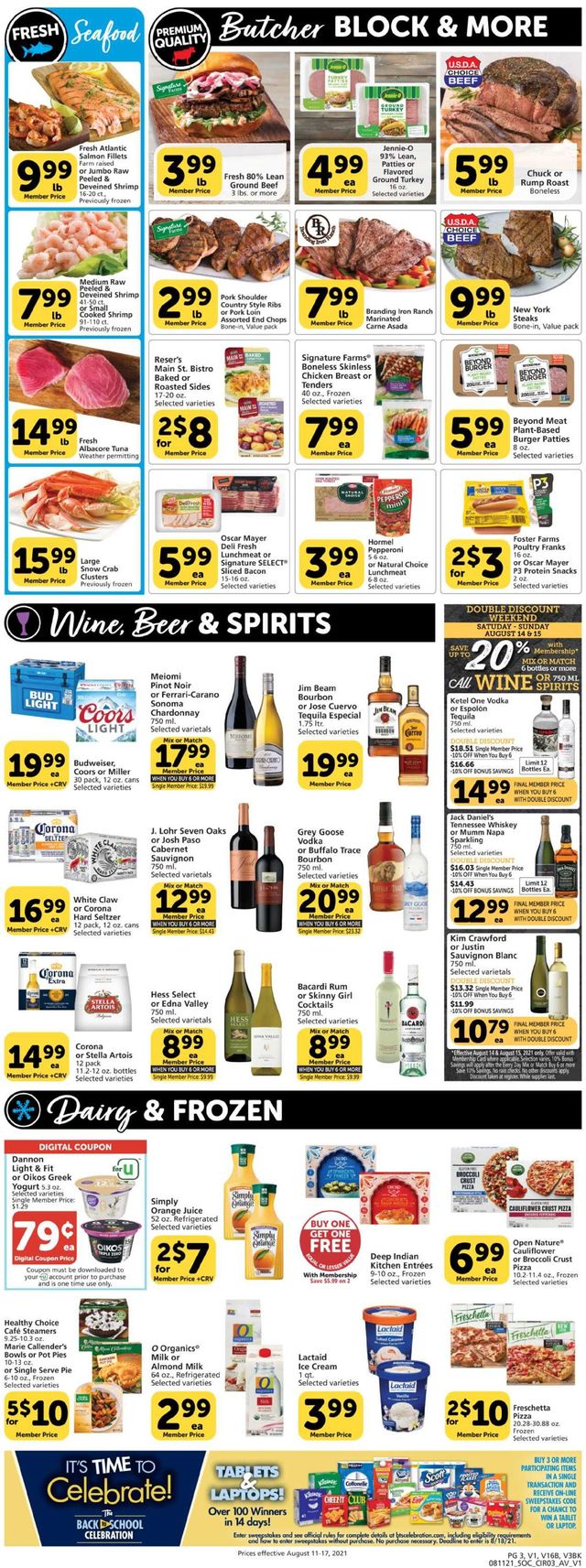 Vons Ad from 08/11/2021