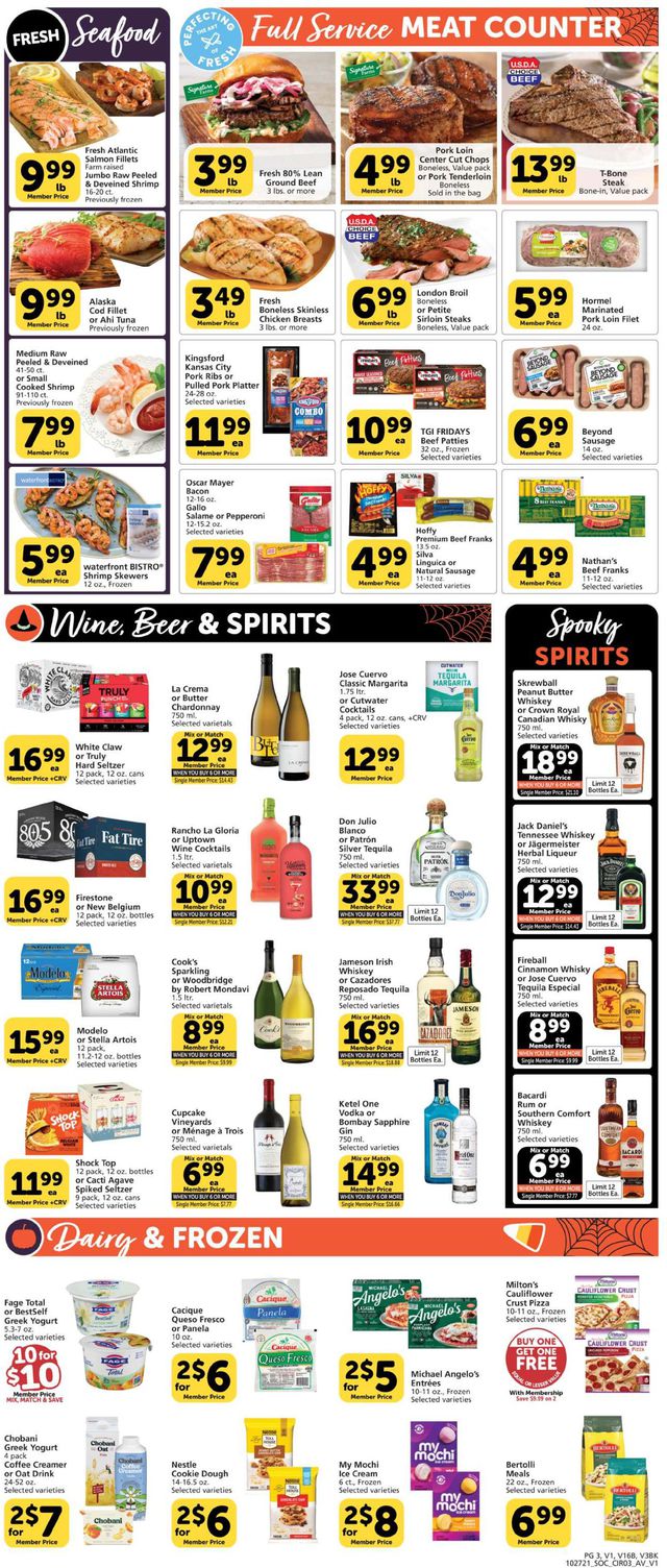 Vons Ad from 10/27/2021