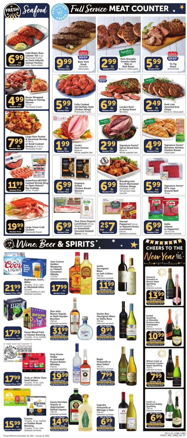 Vons Ad from 12/29/2021